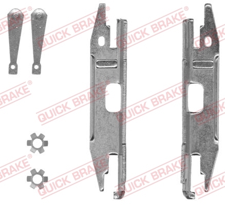 QUICK BRAKE 105 53 002 Kit dispositivo di registrazione, freno a tamburo-Kit dispositivo di registrazione, freno a tamburo-Ricambi Euro